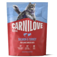 Сухий корм для кішок Carnilove Active Salmon & Turkey Large Breed 400 г (8595602581627)