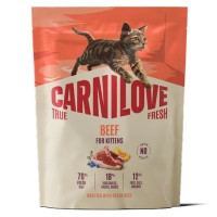 Сухой корм для кошек Carnilove True Fresh Beef Kitten 400 г (8595602582280)
