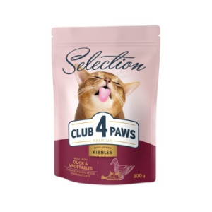 Сухой корм для кошек Club 4 Paws Премиум. С уткой и овощами 300 г (4820215365451)