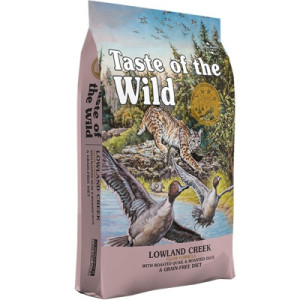 Сухой корм для кошек Taste of the Wild Lowland Creek Feline Formula с перепелкой и уткой 6.6 кг (0074198614431)