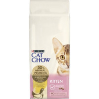 Сухой корм для кошек Purina Cat Chow Kitten с курицей 15 кг (5997204514028)