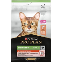 Сухой корм для кошек Purina Pro Plan Sterilised с лососем 3 кг (7613036517454)