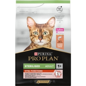 Сухой корм для кошек Purina Pro Plan Sterilised с лососем 3 кг (7613036517454)
