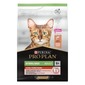 Сухой корм для кошек Purina Pro Plan Sterilised с лососем 400 г (7613036544832)