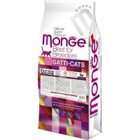 Сухой корм для кошек Monge Cat Indoor с вкусом курицы и рису 10 кг (8009470004824)