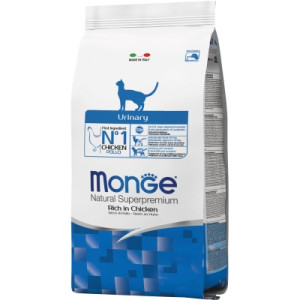 Сухий корм для кішок Monge Cat Urinary зі смаком курки і рису 400 г (8009470011907)