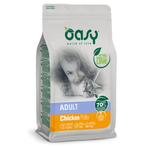 Сухий корм для кішок OASY LIFESTAGE Adult з куркою 7.5 кг (8053017348247)