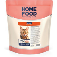 Сухий корм для кішок Home Food For active з куркою та креветками 200 г (4820290090125)