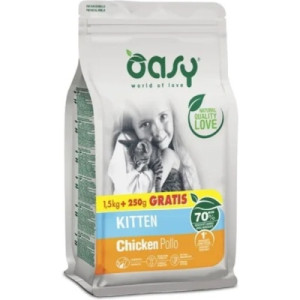 Сухий корм для кішок OASY LIFESTAGE Kitten курка 1.75 кг (8054329512678)