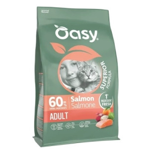Сухий корм для кішок OASY Dry Cat Superior Adult лосось 600 г (8054329515679)