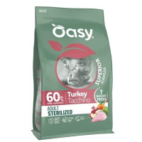 Сухий корм для кішок OASY Dry Cat Superior Sterilized індичка 300 г (8054329515631)