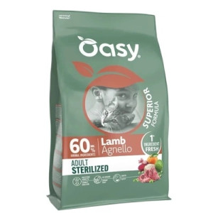 Сухий корм для кішок OASY Dry Cat Superior Sterilized ягня 300 г (8054329515532)