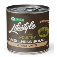 Консервы для кошек Nature's Protection Lifestyle Adult cats Longhaired Soup Poultry 140 г (KIKNPLF63357)