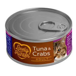 Консервы для кошек Lovely Hunter Adult cats Tuna &amp; Crab 85 г (LHU45465)