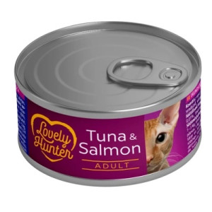 Консервы для кошек Lovely Hunter Adult cats Tuna &amp; Salmon 85 г (LHU45476)