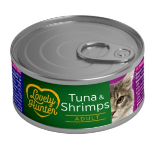 Консервы для кошек Lovely Hunter Adult cats Tuna &amp; Shrimp 85 г (LHU45468)