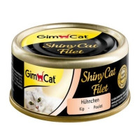 Консервы для кошек GimCat Shiny Cat Filet с курицей и рисом 70 г (4002064413808)