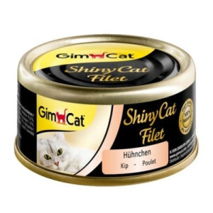 Консервы для кошек GimCat Shiny Cat Filet с курицей и рисом 70 г (4002064413808)