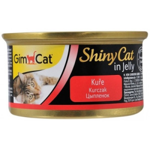 Консервы для кошек GimCat Shiny Cat с курицей в желе 70 г (4002064413310)
