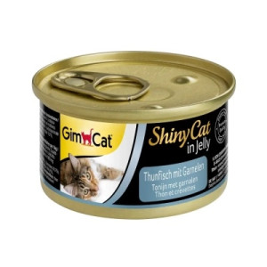 Консервы для кошек GimCat Shiny Cat с курицей и креветкой 70 г (4002064413327)