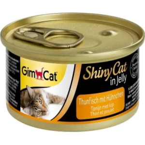 Консервы для кошек GimCat Shiny Cat с тунцом и сыром 70 г (4002064414300)