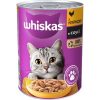 Консервы для кошек Whiskas с курицей в соусе 400 г (5900951305436)