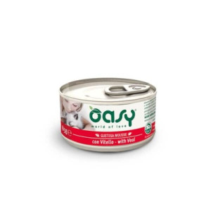 Консервы для кошек OASY Телятина 85 г (8053017342832)