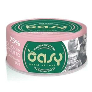 Консервы для кошек OASY Wet More Love с курицей и ветчиной 70 г (8053017344768)
