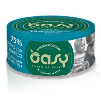 Консервы для кошек OASY Wet More Love с тунцом и белой рыбой 70 г (8053017344904)