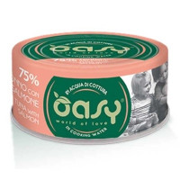 Консервы для кошек OASY Wet More Love с тунцом и лососем 70 г (8053017344928)