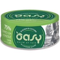 Консервы для кошек OASY Wet More Love с тунцом и моллюском 70 г (8054329511459)