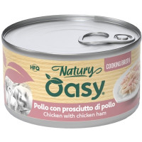Консервы для кошек OASY Wet Natury с курицей и ветчиной 85 г (8054329514610)