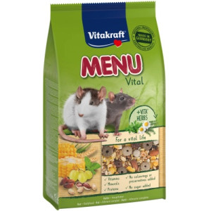 Корм для гризунів Vitakraft Premium Menu Vital для декоративних гризунів та щурів 1 кг (4008239256577)
