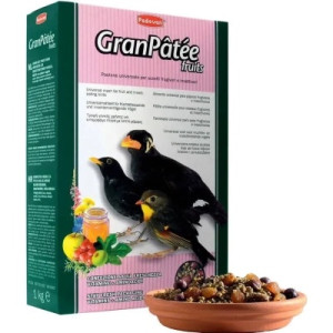 Корм для птахів Padovan Granpatee Fruits для комахоїдних і плодоядних птахів 1 кг (8001254001920)