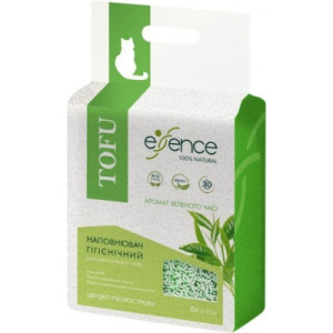 Наполнитель для туалета Essence Tofu с ароматом зеленого чая 2 мм 6 л (4820261920017)