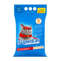 Наполнитель для туалета Super Cat Стандарт Древесный впитывающий 3 кг (10 л) (3550)
