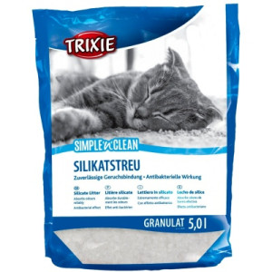 Наполнитель для туалета Trixie Simple&amp;Clean силикагелевый впитывающий 2.3 кг 5 л (4011905040264)