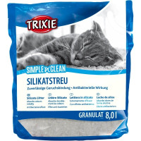 Наполнитель для туалета Trixie Simple&Clean силикагелевый впитывающий 3.6 кг 8 л (4047974040201)