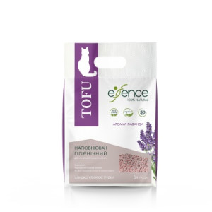 Наполнитель для туалета Essence Tofu с ароматом лаванды 2 мм 6 л (4820261920024)