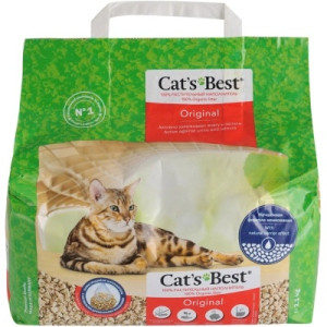 Наполнитель для туалета Cats Best Original Древесный комкующийся 2.1 кг (5 л) (4002973302347)