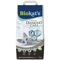 Наповнювач для туалету Biokat's Dimond Care Sensitive Classic бентонітовий 6 л (4002064613901)