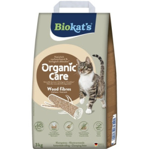Наполнитель для туалета Biokat's Organic Care древесный 8 л/3 кг (4002064617503)