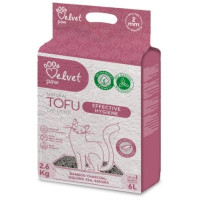 Наповнювач для туалету Velvet Paw TOFU з бамбуковим вугіллям (2 мм) 2.6 кг (TOF70054)