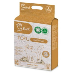 Наполнитель для туалета Velvet Paw TOFU без запаха (2 мм) 2.6 кг (TOF70052)