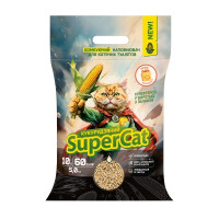 Наполнитель для туалета Super Cat кукурузный комкующийся 5 кг (3540)