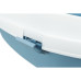 Туалет для кошек Trixie Primo XXL с бортиками 56х25х71 см сине-белый (4011905401751)